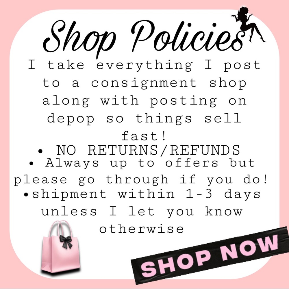 Shop policies